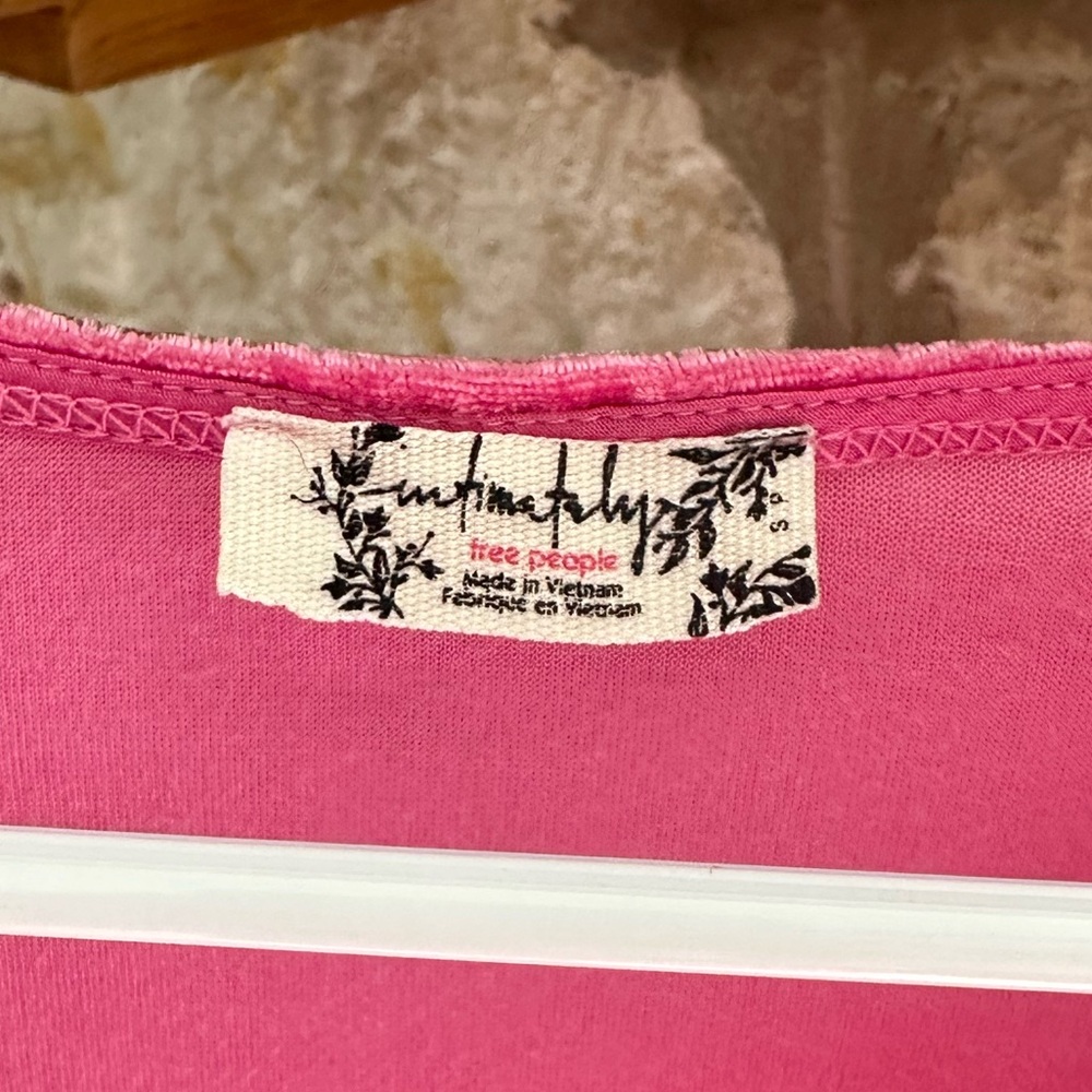 Free People REVOLVE Don't You Wish Bodysuit in Pink size S - Picture 4 of 4